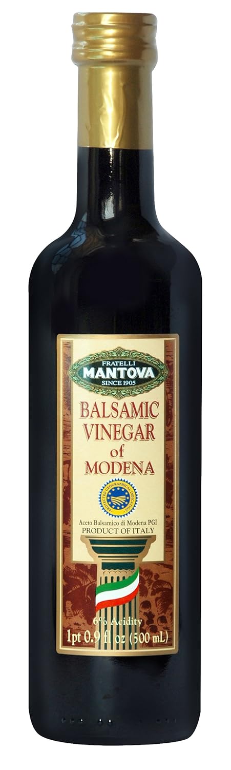 Mantova Balsamic Vinegar of Modena, Perfect for Salad Dressing, Pasta, Ice Cream