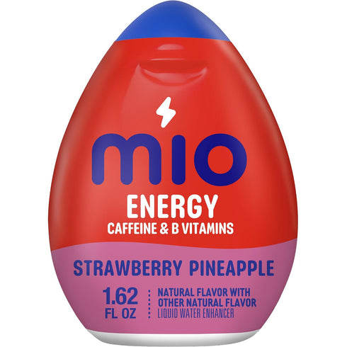 1.62 OZ. (Pack 8) Mio Energy Liquid Water Enhancer, Strawberry Pineapple Smash