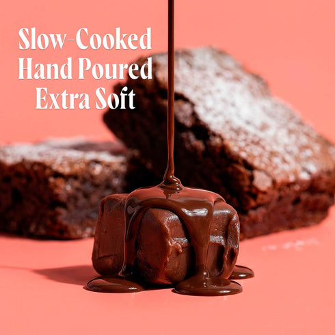 Pack Caramels.com | Chocolate Caramels Brownie and Creamy Peanut Butter | Soft Caramel | Duo | Individually Wrapped |