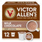 Victor Allen's Coffee, Milk Chocolate Hot Cocoa, 12 Count, Single Serve Hot