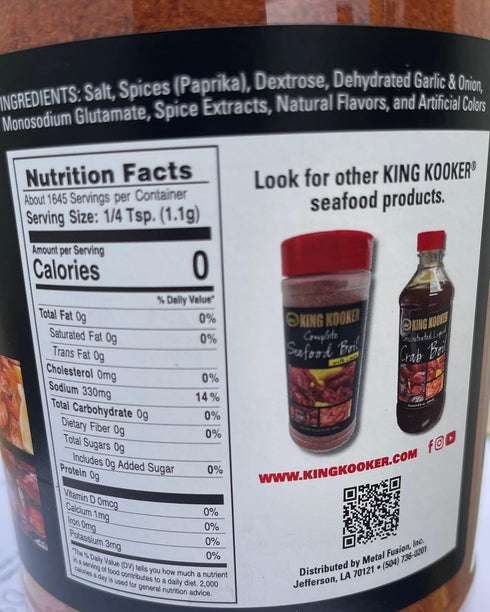 64 oz- 4 lb. King Kooker Complete Seafood Boil
