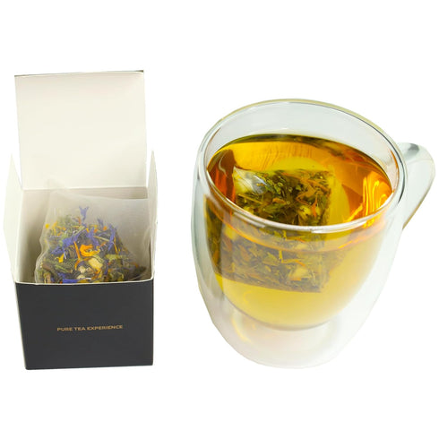 15-Count (52.5g) Pure And Easy Tea, Ascent Premium Tea Sampler, Whole-Leaf Variety of Naturally Caffeinated Blends