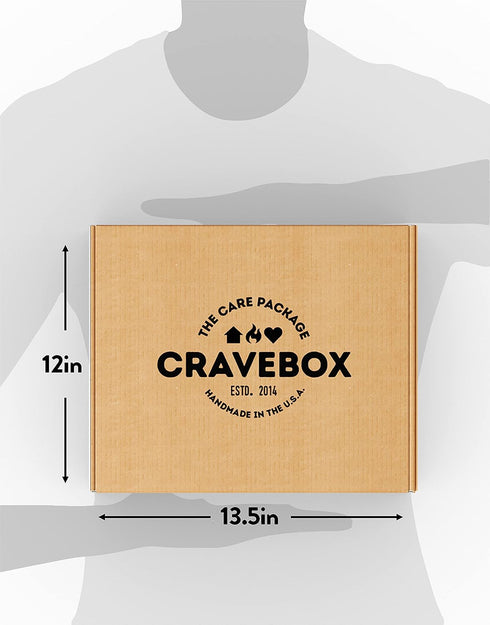 (55 Count) Pack Package CRAVEBOX Healthy Snack Box Mother's Day Variety Care Gift Basket Kid Men Women Adult Nuts Fruit