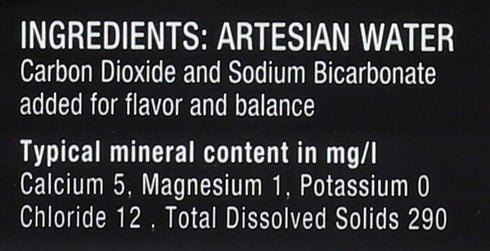 12.7 Voss Artesian Sparkling Water, Glass, Ounce