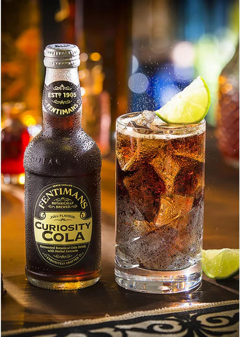 9.3 oz Fentimans Botanically Brewed Classic Curiosity Cola Sparkling Soda, fl Bottles Premium Craft Soda/Mixer