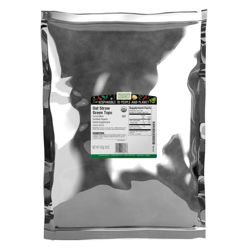 Frontier Co-op Organic Oatstraw Green Tops, Cut and Sifted - Oat Straw