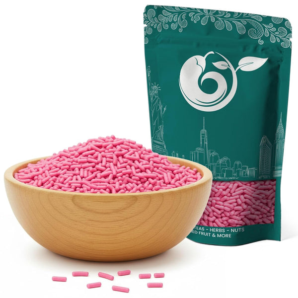 NY Spice Shop Pink Sprinkles - 3 Pounds Valetine Edible pink Sprinkles