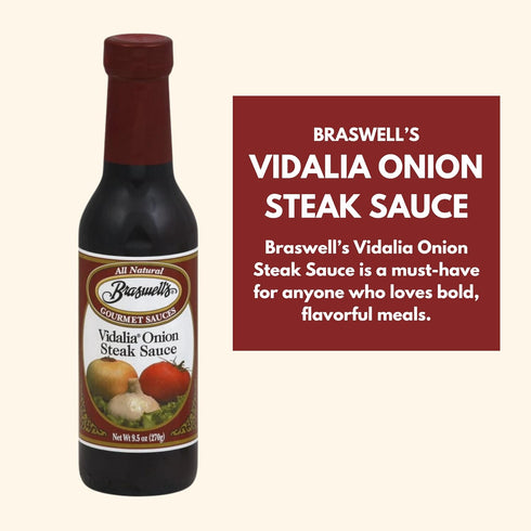 9.5 Oz Braswell's Vidalia Onion Steak Sauce