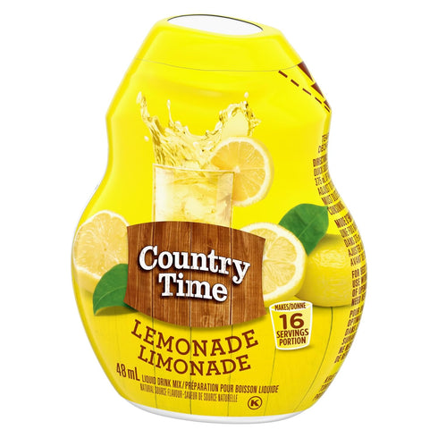 Country Time Format: Grocery Country 48mL (Pack 12) Time Liquid Drink Mix, Lemonade