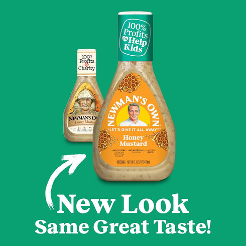 16 oz Newman's Own Honey Mustard Salad Dressing