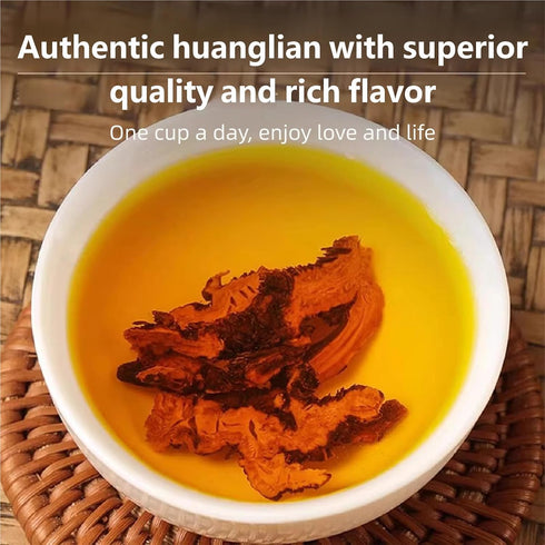 1.06oz (30g) Coptis Chinensis (Huang Lian) Root Whole Pieces, - Dried Whole Herb with Intensely Bitter Taste, Natural