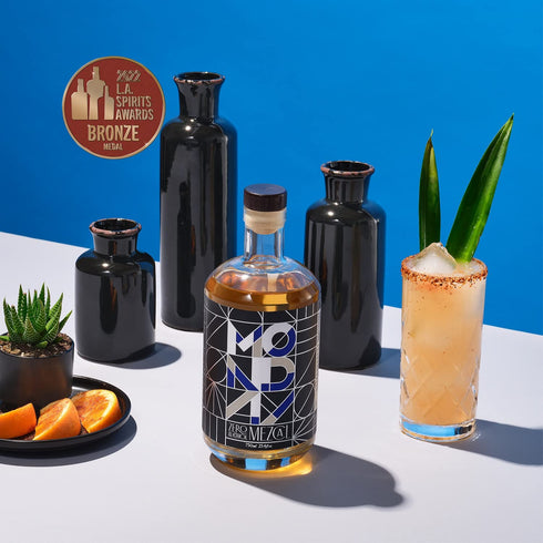 0 750ml MONDAY Zero Alcohol Mezcal An Award Winning Non-Alcoholic Spirit with Zero Carbs, No Sugar, Calories