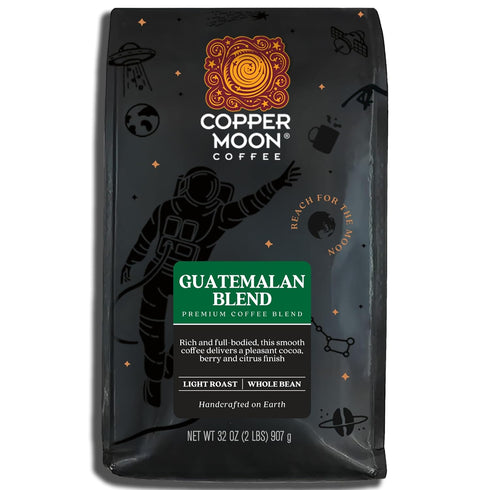 Copper Moon Guatemalan Antigua Blend, Light Roast Coffee With A Nutty Finish,