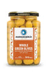 Marmarabirlik, Green Olives, Turkish Whole Olive, Gourmet Mediterranean Flavor, Healthy Snack Food,