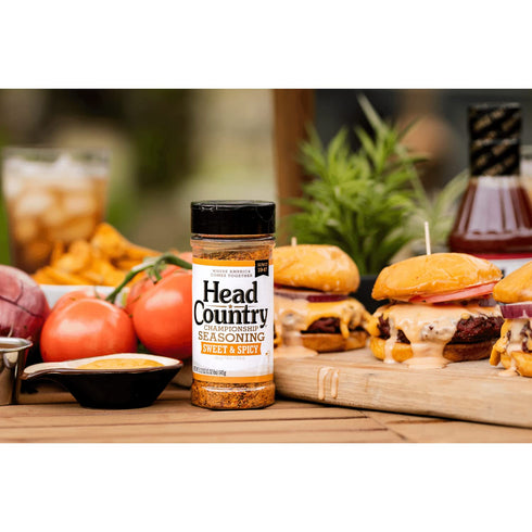 Head Country Bar-B-Q Championship Seasoning, Sweet & Spicy | Gluten Free, MSG Free Barbecue Seasoning, 5.12 Ounce