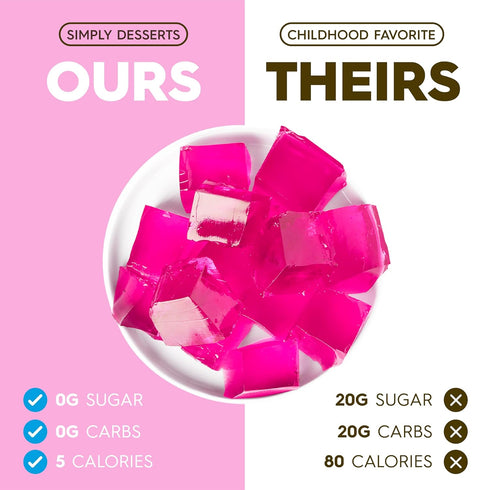 .7 Simply Delish Sugar Free Raspberry Jel Dessert, Ounce