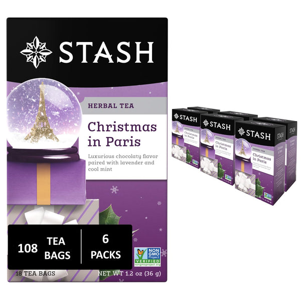 Stash Tea Christmas in Paris Herbal Tea - Non-GMO Project Verified Premium