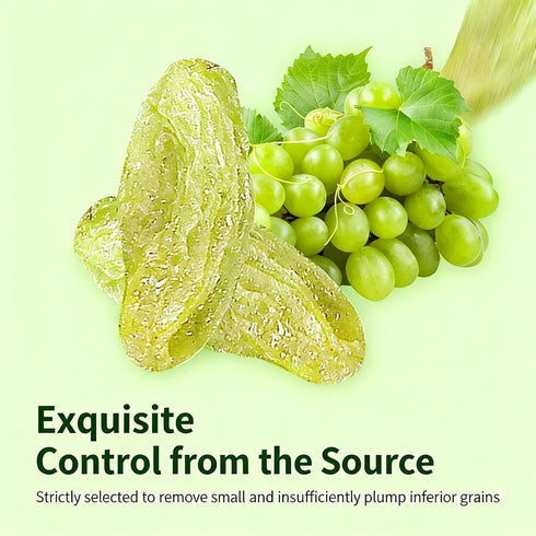 KLYso 500g Premium Green Raisins - Soft, Sweet Dried Fruit Snack, No Added Sugar, Ready-to-Eat For Baking, Oatmeal