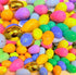 Generic Pre-Filled Easter Eggs 50 Count Individually Wrapped Variety Gummy Candy, Assorted Colors,