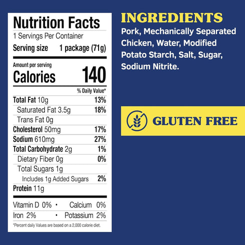 2.5 (12 Pack), 0g SPAM Lite Single Pouch, Ounce Fully Cooked Pork, Trans Fat, Low Carb, Keto-Friendly, Gluten Free