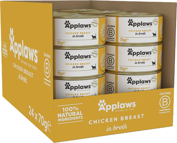 Applaws Chicken Breast, Dose, 24er Pack (24 x 70 g)