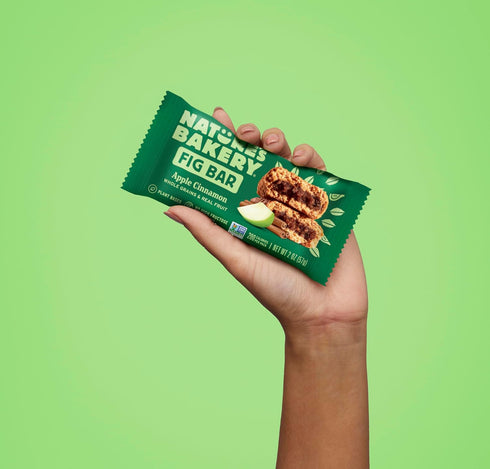 1 12 Packs (12 Packs) Nature's Bakery Whole Wheat Fig Bars, Apple Cinnamon, Real Fruit, Vegan, Non-GMO, Snack Bar, Box