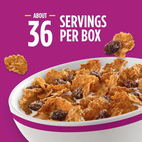 Generic 76.5 oz (Pack 2 Raisin Bran Breakfast Cereal, Excellent Source of Fiber, Box of Bags)