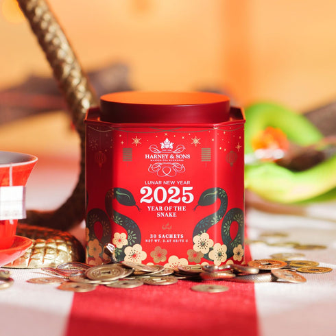 2025 Harney & Sons Lunar New Year Tea, Year of the Snake, Great for Birthdays, Anniversaries, Black tea with toasted