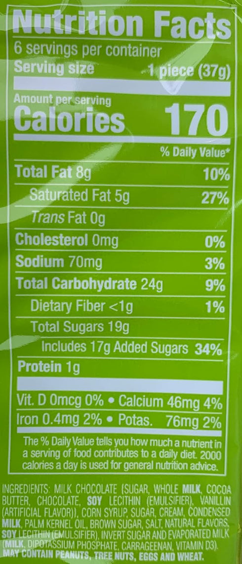 6 1.3 7.8 Package Russell Stover Chocolate Covered Caramel Eggs, Individually Wrapped Ounce Eggs, Ounce