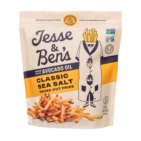 Jesse & Ben's Classic Sea Salt Fries, Made with Avocado Oil, Gluten-Free,