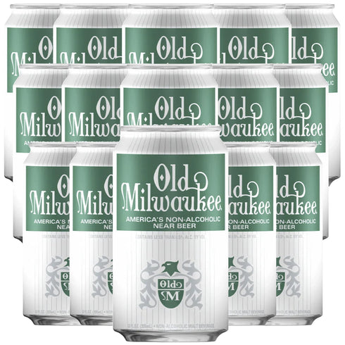 Old Milwaukee Non-Alcoholic Beer | Domestic Non-Alcoholic Malt Beverage | 12 fl