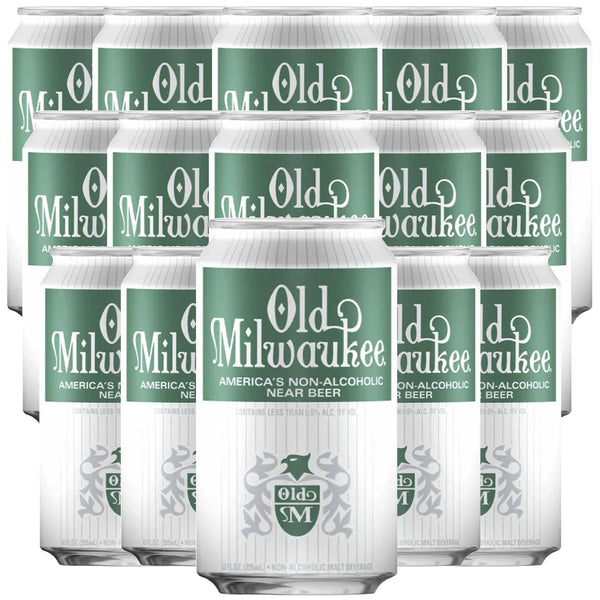 Old Milwaukee Non-Alcoholic Beer | Domestic Non-Alcoholic Malt Beverage | 12 fl