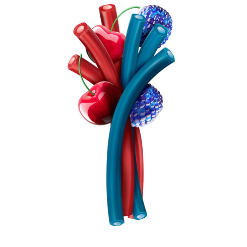 6 oz JOLLY RANCHER Ropes Blue Raspberry and Cherry Flavored Candy Bag