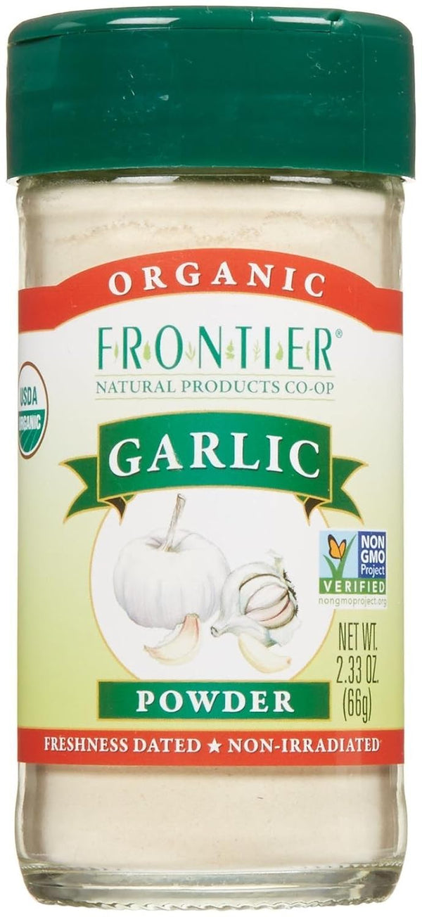 Frontier Organic Garlic Spice Powder, 2.33 Ounces