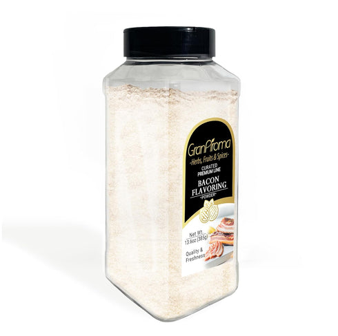 GranAroma Bacon Seasoning Powder, Flavorful Rub, Versatile Snack Seasoning, 13.6 Ounce