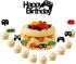 11 Pcs Video Game Happy Birthday Cake Toppers Set - Game Controllers Cupcake Decorations Picks for Kids or Man Party