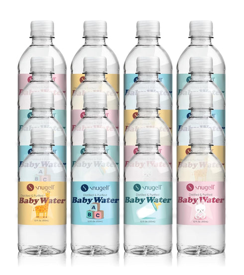 Snugell Bottled Distilled Water 12oz 12 Pack