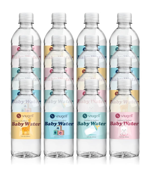 Snugell Bottled Distilled Water 12oz 12 Pack