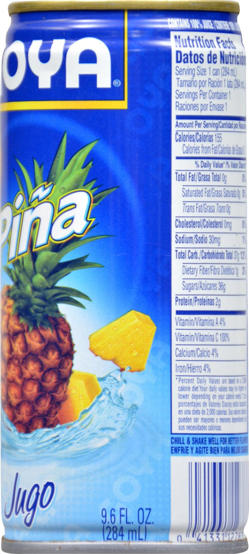 9.6 Goya Foods Pineapple Juice, Ounce
