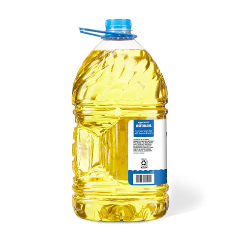 Packaging Vary),128 Oz (Pack 2) Amazon Grocery, Vegetable Oil, (Previously Happy Belly, May Fl