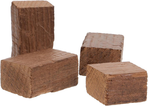 2pcs SOLUSTRE Red Wine Brewing Wood Chips Toast for Home Wine Making Flavor and Random Shape Oak Chips