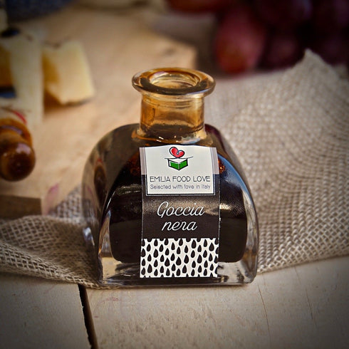 8 3.4 fl.oz 100 ml GOCCIA NERA Balsamic dressing Years Aged - Made in Italy - EMILIA FOOD LOVE Selected with love