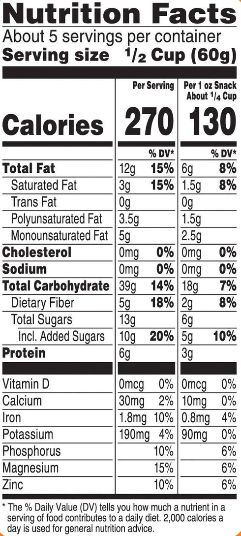 (6 Bear Naked Granola Cereal, Whole Grain Granola, Breakfast Snacks, Fruit and Nut Medley Bags)
