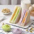 BKSUAIWU 10 Bags Asian Breakfast Bread,Taro puree&pistachio Mixed Flavor Chinese Sandwich,Individually Wrapped