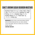 10 (Pack 1) Duke's Brown Sugar Bourbon Mustard, Ounce
