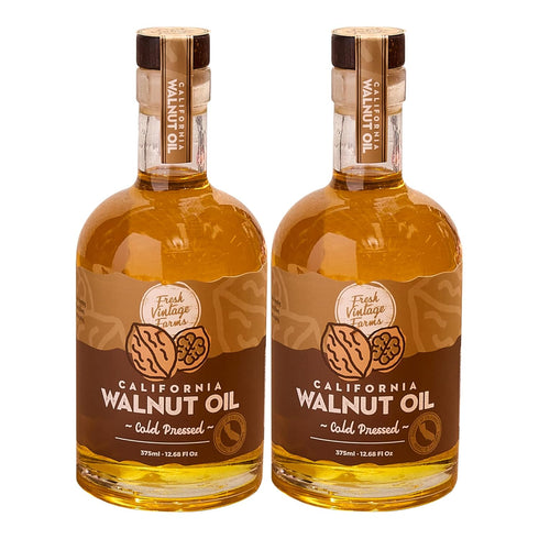 Fresh Vintage Farms 100% Undiluted Cold Pressed Walnut Oil | Wholesome &