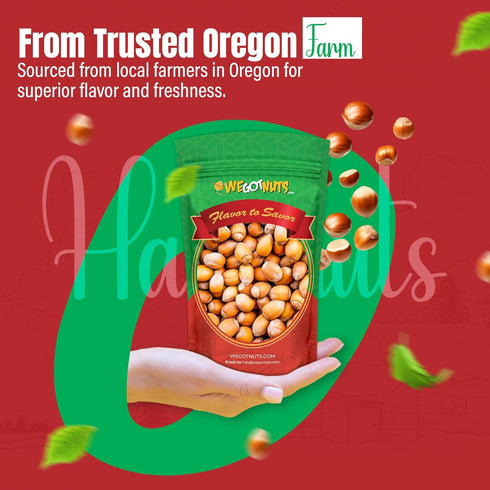 (Filberts) (4LBS.) Hazelnuts In Shell, Raw - We Got Nuts