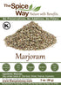The Spice Way Marjoram Leaves - (2 oz) pure ground dried leaf
