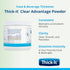 7.24 Oz Thick-It Clear Advantage Food & Beverage Thickener Powder For Dysphagia | Flavorless | Stable Consistency | Jar