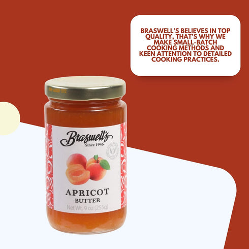 Braswell's Rich Apricot Butter - Small Batch Delight